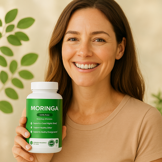 Experience Natural Energy & Balance with Moringa Capsules – Pure Moringa Powder for Daily Wellness & Vitality