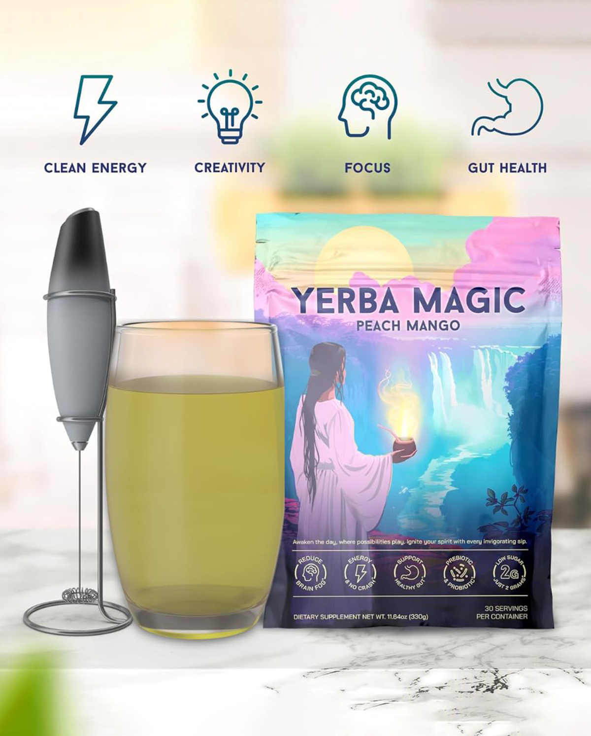 Yerba Mate Tea Powder – Natural Daily Energy & Wellness Support