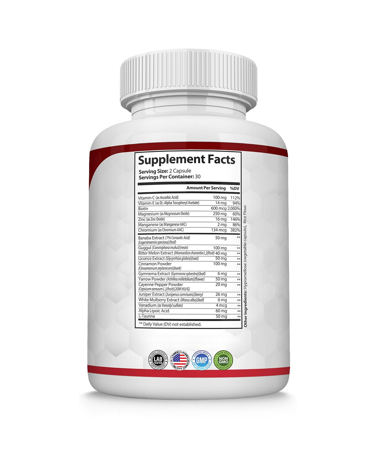 Blood Sugar Complex Supplement – Cinnamon, Chromium & Bitter Melon