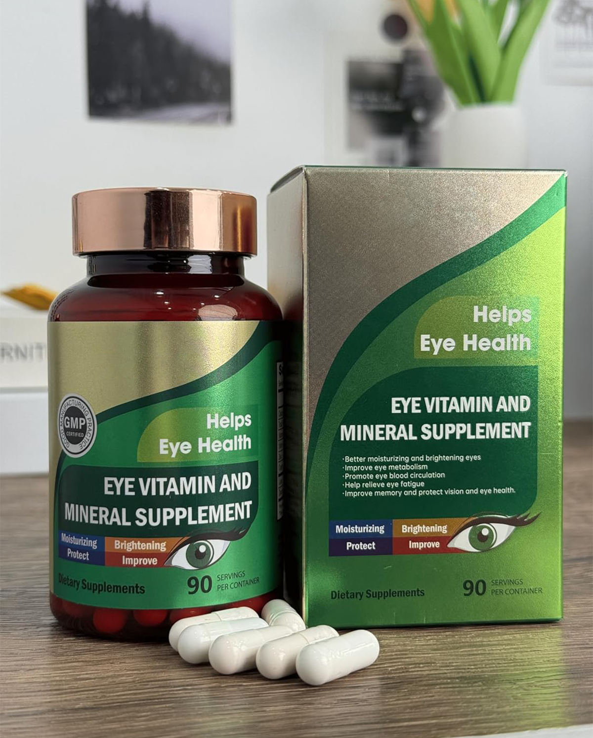 Lutein & Zeaxanthin with Vitamin C, E, Zinc & Copper