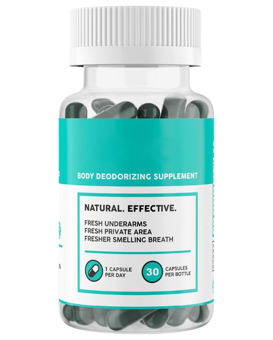 Internal Deodorant Supplement – Chlorophyll & Natural Botanicals for Daily Wellness