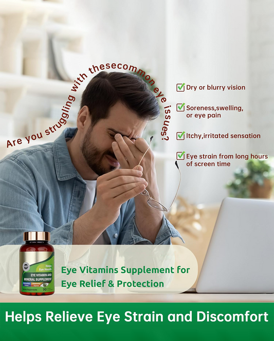 Lutein & Zeaxanthin with Vitamin C, E, Zinc & Copper