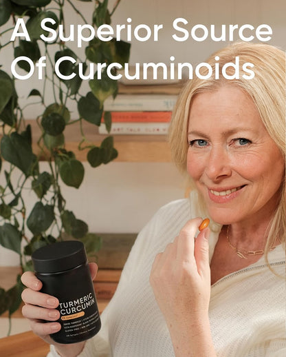 Turmeric Curcumin 500mg with Black Pepper & Organic Coconut Oil – Daily Wellness Support