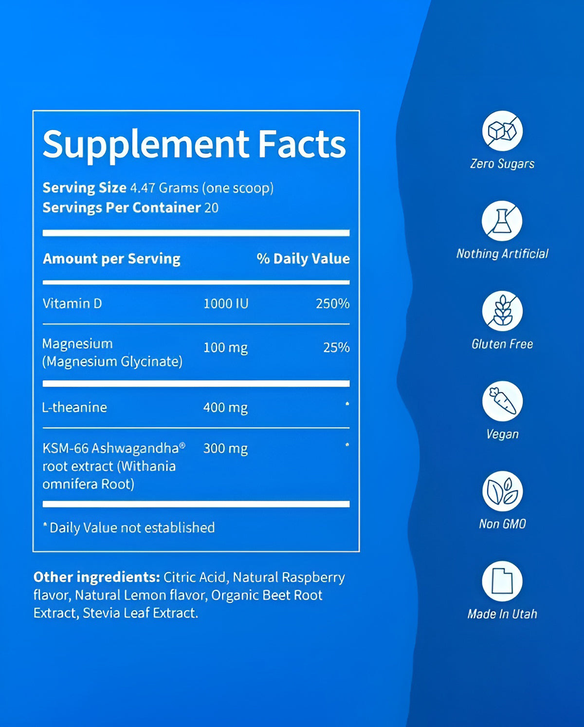 SuperCalm Raspberry Lemonade – Natural Stress Support & Sleep Aid