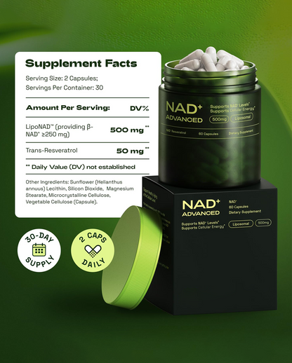 Liposomal NAD plus with Resveratrol