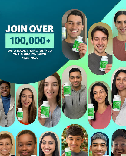 Moringa Capsules – Pure Moringa Leaf Powder for Daily Wellness & Vitality