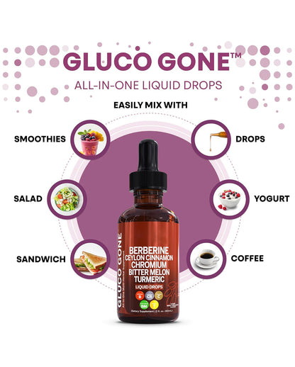 Clean Nutra Berberine with Ceylon Cinnamon Supplement Liquid Drops – GLP-1 & Metabolic Support