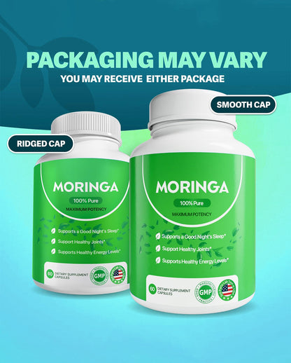 Moringa Capsules – Pure Moringa Leaf Powder for Daily Wellness & Vitality